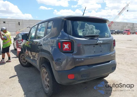 2017 Jeep Renegade Sport 4X4 z USA, uszkodzony, nr VIN ZACCJBAB5HPG12030